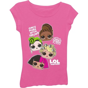 image:imageLOL Surprise Girls Lol Surprise Girl Power Short Sleeve TShirt Girls 416Raspberry