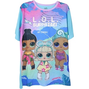 image:imageLOL Surprise Girls Pajamas Nightgown Dorm Sleep ShirtBlueGrey Font