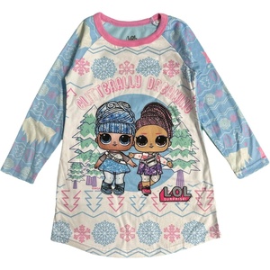 image:imageLOL Surprise Girls Pajamas Nightgown Dorm Sleep ShirtBlueWhite