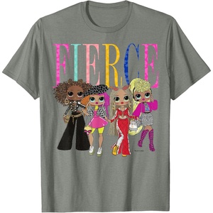 image:imageLOL Surprise OMG Fierce Group Shot TShirtOlive Heather