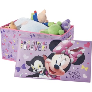 image:imageMarvel Spiderman Collapsible Toy Storage Bench and Ottoman 145 H x 145 D x 25 LMinnie Mouse
