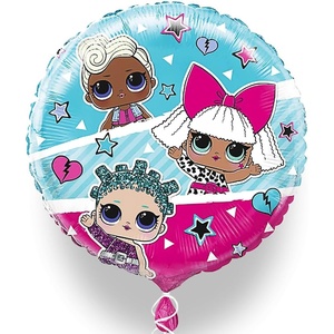 image:imageUnique LOL Surprise Round Foil Balloon  18  Multicolor Perfect for Birthday Parties and Celebrations  1 Pc18