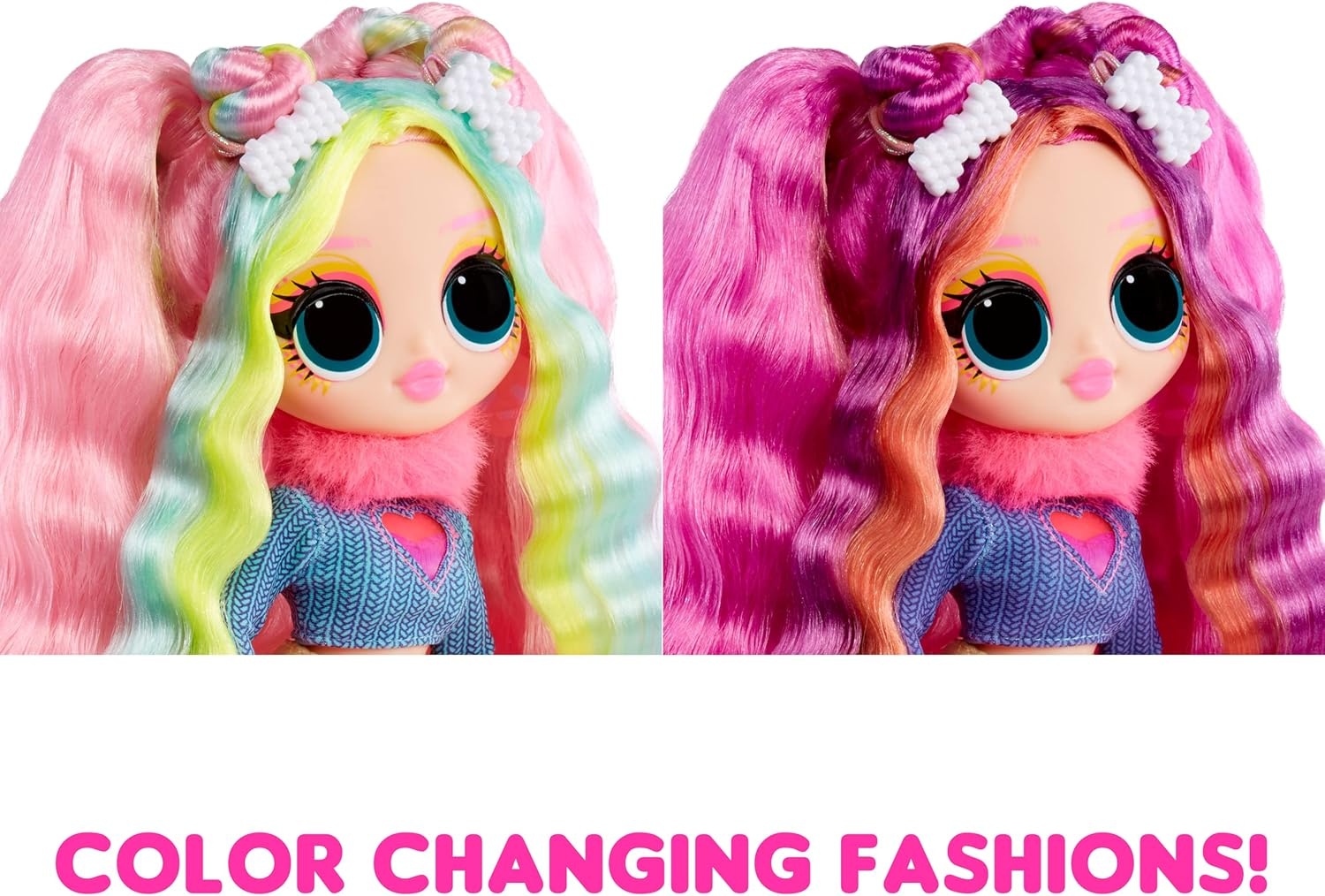 image:imageLOL Surprise OMG Sunshine Color Change Bubblegum DJ Fashion Doll with Color Changing Hair and Fashions and Multiple Surprises  Great Gift for Kids Ages 4Modern
