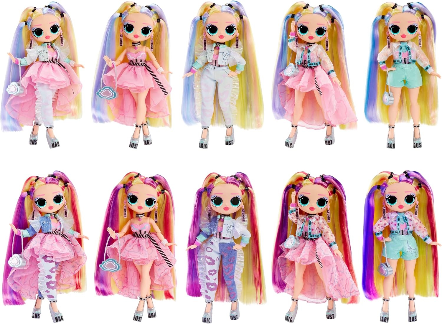 image:imageLOL Surprise OMG Sunshine Color Change Bubblegum DJ Fashion Doll with Color Changing Hair and Fashions and Multiple Surprises  Great Gift for Kids Ages 4Modern