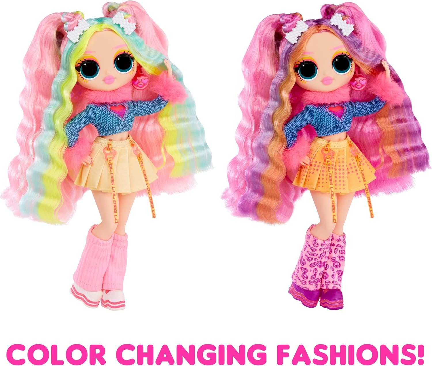 image:imageLOL Surprise OMG Sunshine Color Change Bubblegum DJ Fashion Doll with Color Changing Hair and Fashions and Multiple Surprises  Great Gift for Kids Ages 4Modern