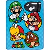 image:imageFranco Kids Bedding Super Soft Micro Raschel Throw 46 in x 60 in LOL SurpriseMario