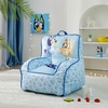 image:imageIdea Nuova LOL Surprise Kids Nylon Bean Bag Chair with Piping amp Top Carry Handle LargeBluey