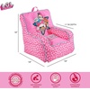 image:imageIdea Nuova LOL Surprise Kids Nylon Bean Bag Chair with Piping amp Top Carry Handle LargeLol Surprise