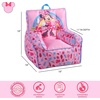 image:imageIdea Nuova LOL Surprise Kids Nylon Bean Bag Chair with Piping amp Top Carry Handle LargeMinnie Mouse