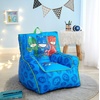 image:imageIdea Nuova LOL Surprise Kids Nylon Bean Bag Chair with Piping amp Top Carry Handle LargePj Mask