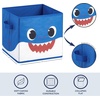 image:imageIdea Nuova LOL Surprise Set of Two Spacious Collpasible Storage Cubes 10x10Baby Shark blueyellow