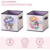 image:imageIdea Nuova LOL Surprise Set of Two Spacious Collpasible Storage Cubes 10x10LOL Surprise