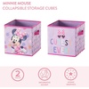 image:imageIdea Nuova LOL Surprise Set of Two Spacious Collpasible Storage Cubes 10x10Minnie Mouse  Pink