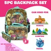 image:imageLOL Surprise 5 Piece Backpack Set for Girls OMG Brush Glitter Sequin 16 School Bag Black and GoldOmg