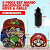 image:imageLOL Surprise 5 Piece Backpack Set for Girls OMG Brush Glitter Sequin 16 School Bag Black and GoldSuper Mario
