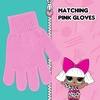 image:imageLOL Surprise Beanie Hat and Gloves Set Kids Knitted Winter CapPink Pom