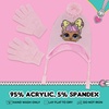 image:imageLOL Surprise Beanie Hat and Gloves Set Kids Knitted Winter CapPink Tassels