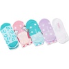 image:imageLOL Surprise Girls 5 Pack No Show SocksAssorted Pastel