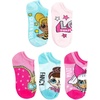 image:imageLOL Surprise Girls 5 Pack No Show SocksBlue AquaHot Pink