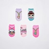 image:imageLOL Surprise Girls 5 Pack No Show SocksPink Multi