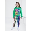 image:imageLOL Surprise Girls Fleece Sweatshirt and Leggings Outfit Set Little Kid to Big Kid Sizes 41820Green  Checked Design