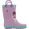 image:imageLOL Surprise Girls Rainboots Fancy and Fresh 100 Rubber Waterproof with Easyon Handles Ages 2 to 10Purple