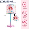 image:imageLOL Surprise Kids Stick Table LampPull Chain OnOff with Themed Printed Decorative Shade Bedroom amp Playroom LightingLittle Mermaid