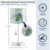 image:imageLOL Surprise Kids Stick Table LampPull Chain OnOff with Themed Printed Decorative Shade Bedroom amp Playroom LightingTMNT Mutant Mayhem