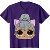 image:imageLOL Surprise Kitty Queen Big Face TShirtPurple