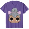 image:imageLOL Surprise Kitty Queen Big Face TShirtPurple Heather