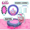 image:imageLOL Surprise OMG Dolls Indoor Mini Trampoline with Handle for Toddlers Features Neon QT and Diva Teal