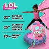 image:imageLOL Surprise OMG Dolls Indoor Mini Trampoline with Handle for Toddlers Features Neon QT and Diva Teal