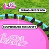 image:imageLOL Surprise OMG Dolls Indoor Mini Trampoline with Handle for Toddlers Features Neon QT and Diva Teal