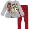 image:imageLOL Surprise Girls Fleece Sweatshirt and Leggings Outfit Set Little Kid to Big Kid Sizes 41820Gray
