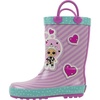 image:imageLOL Surprise Girls Rainboots Fancy and Fresh 100 Rubber Waterproof with Easyon Handles Ages 2 to 10Purple