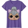 image:imageLOL Surprise Kitty Queen Big Face TShirtPurple Heather