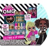 image:imageLOL Surprise OMG 2in1 Lip amp Nail Studio by Horizon Group USA Double Feature Series DIY Beauty Kit for Kids Create 3 LOL Surprise Lip Balms Design amp Decorate Trendy Nail Art