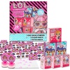 image:imageLOL Surprise Party Favors Bundle  20 Pc Favor Boxes with Stickers Tattoos Stampers for Kids Birthday Party  LOL Surprise Party Supplies