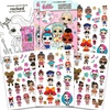 image:imageLOL Surprise Tattoos Party Favors Set  80 Temporary Tattoos for Kids Boys Girls Plus Stickers  LOL Surprise Party Supplies Pack
