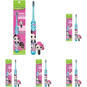 image:imageFIREFLY LOL Surprise Sonic Toothbrush with 3D Toothbrush Cover Soft Ages 33 Piece Set Pack of 5