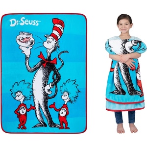 image:imageFranco Kids Bedding Super Soft Micro Raschel Throw 46 in x 60 in LOL SurpriseDr Seuss