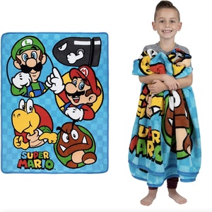 image:imageFranco Kids Bedding Super Soft Micro Raschel Throw 46 in x 60 in LOL SurpriseMario
