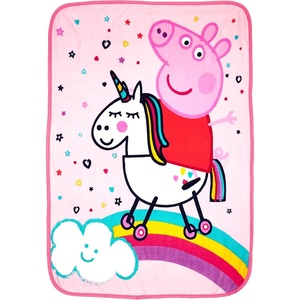 image:imageFranco Kids Bedding Super Soft Micro Raschel Throw 46 in x 60 in LOL SurprisePeppa Pig