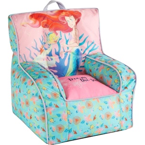 image:imageIdea Nuova LOL Surprise Kids Nylon Bean Bag Chair with Piping amp Top Carry Handle LargeLittle Mermaid