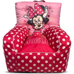 image:imageIdea Nuova LOL Surprise Kids Nylon Bean Bag Chair with Piping amp Top Carry Handle LargeMinnie Mouse Polka Dot