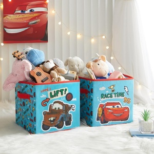 image:imageIdea Nuova LOL Surprise Set of Two Spacious Collpasible Storage Cubes 10x10Cars