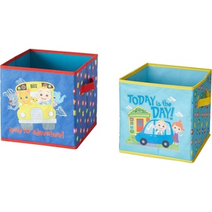 image:imageIdea Nuova LOL Surprise Set of Two Spacious Collpasible Storage Cubes 10x10Cocomelon