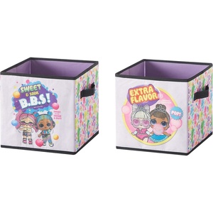 image:imageIdea Nuova LOL Surprise Set of Two Spacious Collpasible Storage Cubes 10x10LOL Surprise