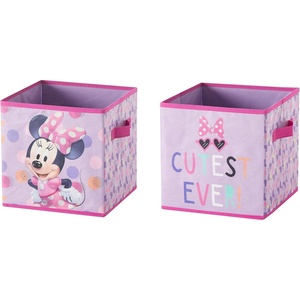 image:imageIdea Nuova LOL Surprise Set of Two Spacious Collpasible Storage Cubes 10x10Minnie Mouse  Pink