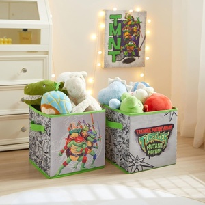 image:imageIdea Nuova LOL Surprise Set of Two Spacious Collpasible Storage Cubes 10x10Ninja Turtles